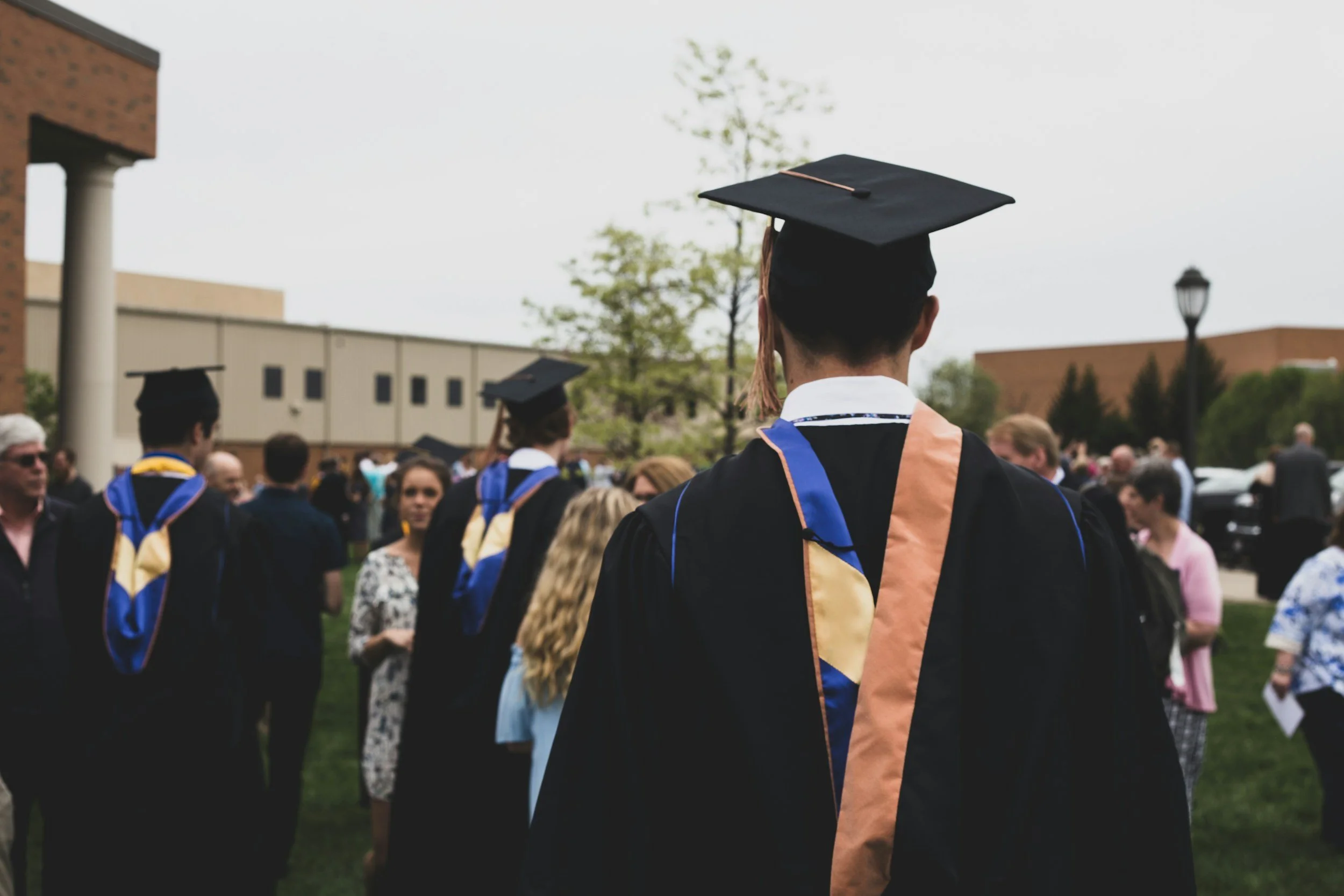 A recent college graduate feeling unsure of their next step